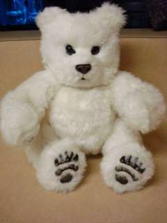 FurReal 2004 Tiger Electronics White Baby Bear Coos  