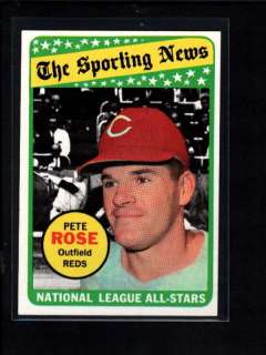 1969 TOPPS #424 PETE ROSE ALL STAR NM+ A5815  