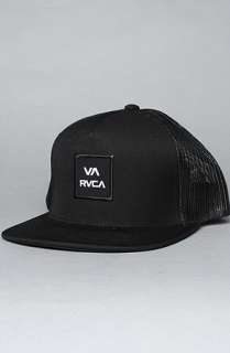 RVCA The VA All The Way Trucker Hat in Black  Karmaloop   Global 