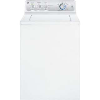 GE 3.9 cu. ft. DOE Stainless Steel Capacity Washer in White 