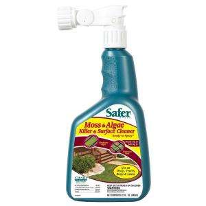 Safer Brand 32 oz. Moss and Algae Killer and Surface Cleaner Ready To 