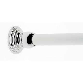 Ginger 6 Ft. Shower Curtain Rod Only in Polished Chrome 1139R 6/PC at 
