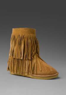 KOOLABURRA Savannity Fringe Boot in Chestnut  