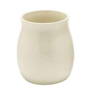   Gallon White Ceramic Waste Basket CT WATWB 01 