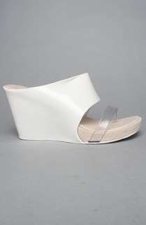 Melissa Shoes The Melissa Tropical Wedge in White  Karmaloop 