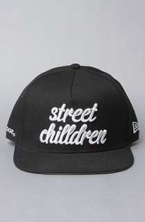 Society Original Products The Street Children Snapback Hat in Black 