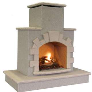 Cal Flame 55,000 BTU Gas Outdoor Fireplace FRP 908 H 