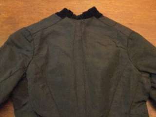 Genuine Antique vtg Victorian or Edwardian silk jacket with tiny tail 