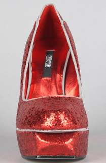 Senso Diffusion The Agnes Shoe in Red Glitter  Karmaloop   Global 