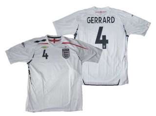 England Trikot Nationalmannschaft Steven Gerrard 07/09 Umbro