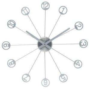 Nextime 23.6 In. Contemporary Round Plug In Number Wall Clock 2910zi 