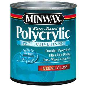 Minwax Polycrylic 1 qt. Gloss Protective Finish 65555 at The Home 