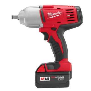 Milwaukee M18 Cordless Red Lithium 1/2 In. High Torque Impact Wrench 