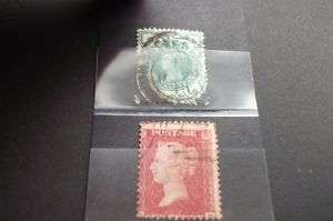 QUEEN VICTORIA HALFPENNY AND PENNY RED STAMP SET  