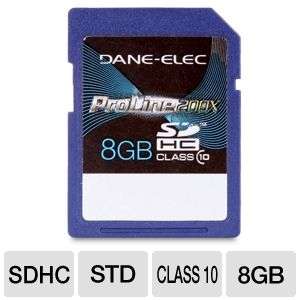 Dane Elec DA SD 1008G C High Speed SDHC Flash Card   8GB, Class 10 at 