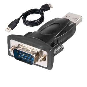 Ultra ULT40315 USB to RS232/DB 9 Serial Adapter   2ft/.6m Extension 
