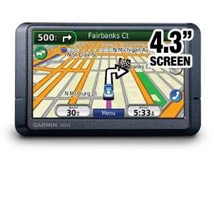 Garmin Nuvi 265W Auto GPS   4.3 Touch Screen, Text To Speech 