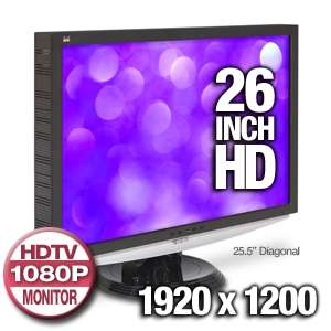 Viewsonic VX2640W 26 Class Widescreen LCD Monitor   3ms(GTG), 5ms 