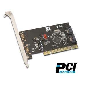 Kingwin U2PCI 1 2 Port SATA PCI Card   2 Internal Ports, 1.5 GB/s 