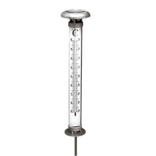 Thermometer Außen Solar Gartenthermometer Wetter 75f  