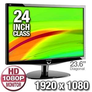 Viewsonic VX2439wm 24 Widescreen LCD Monitor   1080p, 1920x1080 