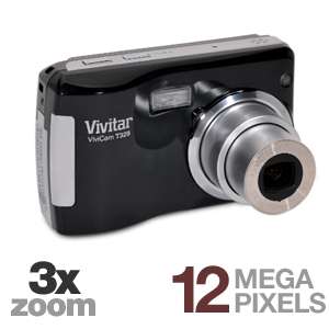 Vivitar Vivicam T328 Digital Camera   12.1 MegaPixels, 3x Optical Zoom 