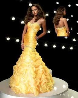 Yellow Sweetheart Short Bridesmaid Dress Party Gown New  