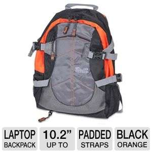 Klip Xtreme KNB 410O Netbook Xpress Backpack   10.2, Black, Orange at 