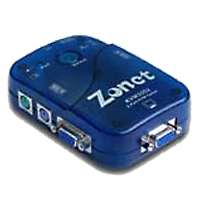 Zonet   KVM3002   2 Port KVM Switch with Cables 