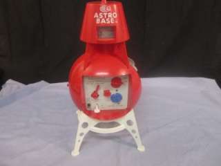   IDEAL ASTRO BASE Early 1960s Space Theme Toy. Works RARE  
