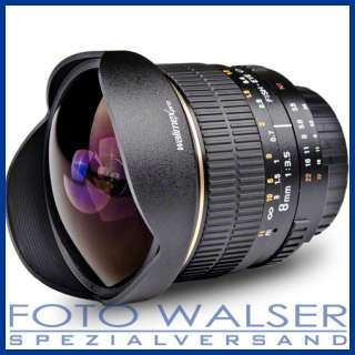 walimex pro AE 8/3,5 Fish Eye Objektiv für Nikon  