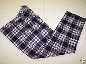 42 DUNFERMLINE Tartan Trousers / Trews NEW wool 107cm  