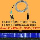 Yaesu USB CAT + PSK31 Cable FT 100 FT 817 FT 857 FT 897