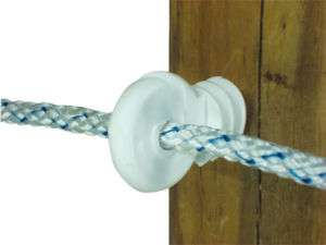 Wood Post Screw in Ring Insulator Rope Electric Fence  