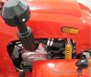 Kindertraktor Quad 110 cc mit Anhänger rot  