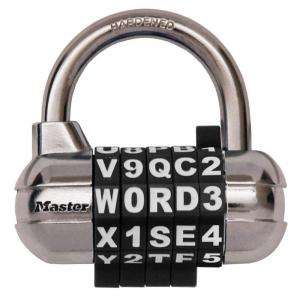 Master Lock Password Plus Set Your Own Combination Padlock 1534DHCHD 