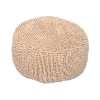 Sitzkissen Pouf Mallorca beige (Größe H 25 cm, 40 cm Ø) von WL