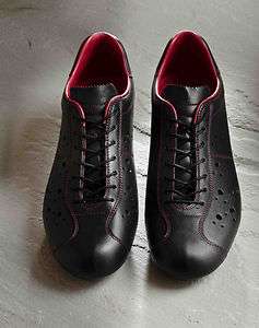 Dromarti Italain leather retro cycling shoes  