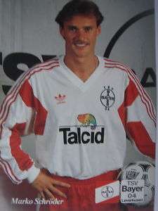 AK Autogrammkarte 91/92 # Leverkusen # Marko Schröder  