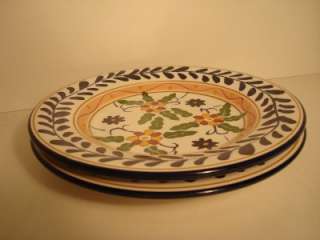 Mallorca Tabletops Lunch Salad 8 Plate Plates Blue  