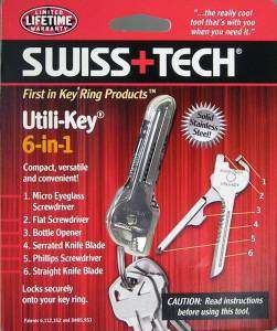 Swiss Tech UTILIKEY Multi Tool Pocket Knife Key ring  