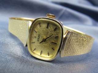   Vintage Rolex Ladys Watch 14kt Gold 17 Jewel Manual Wind #221  