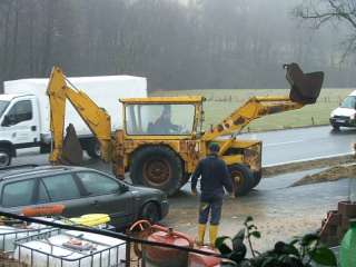 Baggerlader JCB Perkinsmotor Schaufel Einsatzbereiter zustand. in 