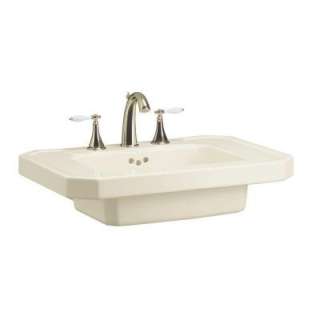   27 In. Pedestal Sink Basin in Biscuit K 2323 8 96 