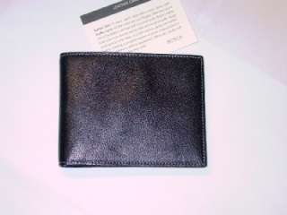 BOSCA MENS BLACK SOFT LEATHER EXECUTIVE WALLET   NEW HIGH QUALITY 