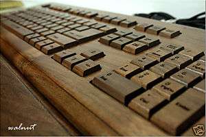 Custom Made Walnut Wood Keyboard   Cherry Mechanical MX  