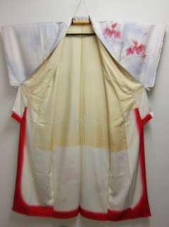   Auctions 10a2436 Tsukesage Japanese Kimono Robe Dress Elegant Silk