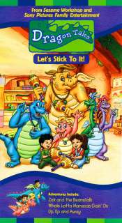 Dragon Tales #13   Lets Stick To It (2002, VHS) NEW 043396081420 