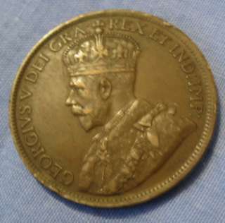 Orson Welles World War I 1915 Canadian Coin Vintage Antique II Canada 