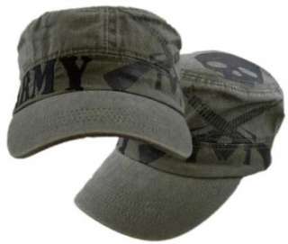 US ARMY FLAT CASTRO BDU M 16 SKULL OD GREEN HAT CAP  